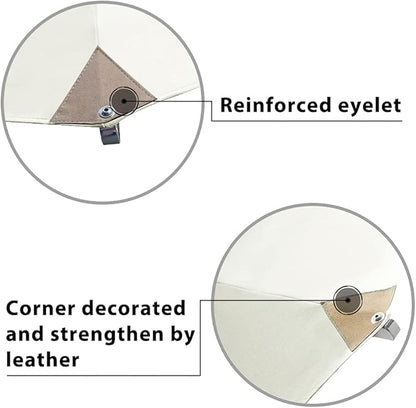 EliteShade USA 10-Year-Non-Fading 11Ft 3 Tiers Market Umbrella Patio Outdoor Cylinder Auto Push-up Table Umbrella with Ventilation, Natural