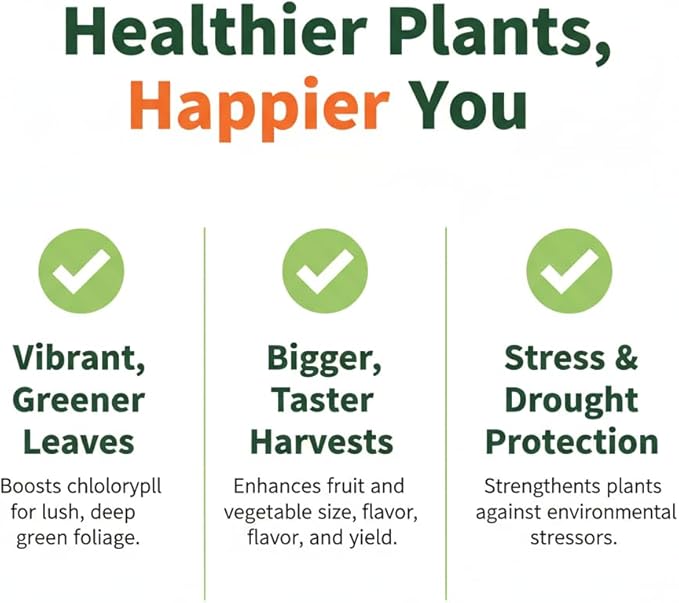 Liquid Love - All Purpose Liquid Fertilizer by GS Plant Foods (32 oz) - Natural Fertilizer for Vegetables, Herb Gardens, House Plants, Fruit Trees, Lawns & Shrubs