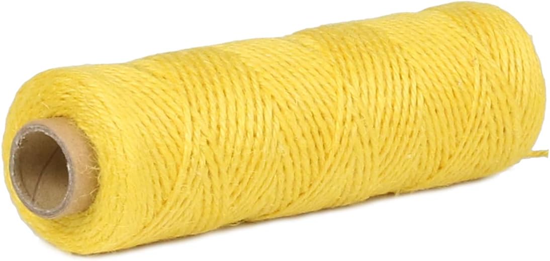 2mm 328ft Colored Natural Jute Twine String for Gift Wrapping Craft Baker Plant Christmas Ribbon Twine Handmade Arts Decoration Thin Packing String Home Decor