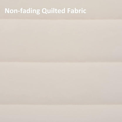 SUNCREAT Double Hammock for 2 Person, Extra Large Outdoor Portable Hammock with Hardwood Spreader Bar, Soft Pillow, 475 lbs Capacity, Beige