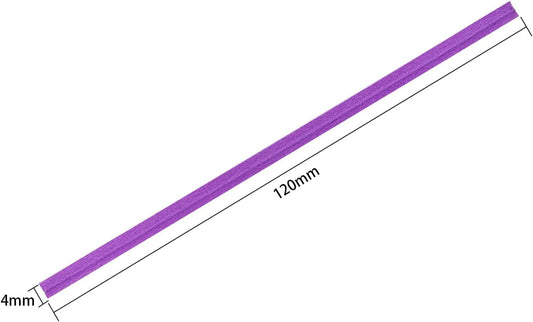 500 Pcs 5" Purple Paper Twist Ties, for Party Cello Candy Bread Coffee Bags Cake Pops