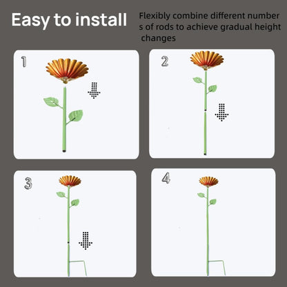 4-Pack Bee Watering Station | Flower-Design Metal Cups | Colorful Garden Decor (Red, Green, Blue, Yellow) | Easy Install | Durable | Bee/Butterfly Feeder & Bath