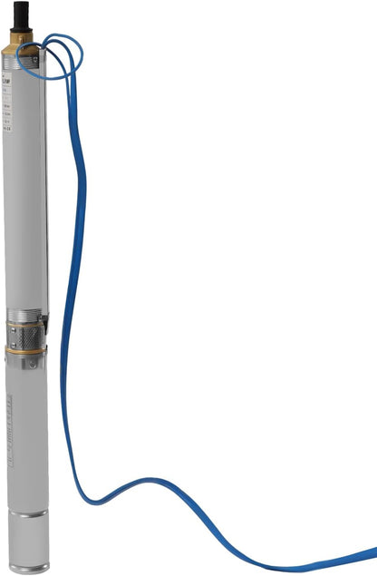 Deep Well Submersible Pump AC 110V 550W Electric Submersible Water Pump, 16 GPM Flow, 295ft Lift, Farm Ranch Irrigation Submersible Bore Hole Deep Well Pump 3420 RPM