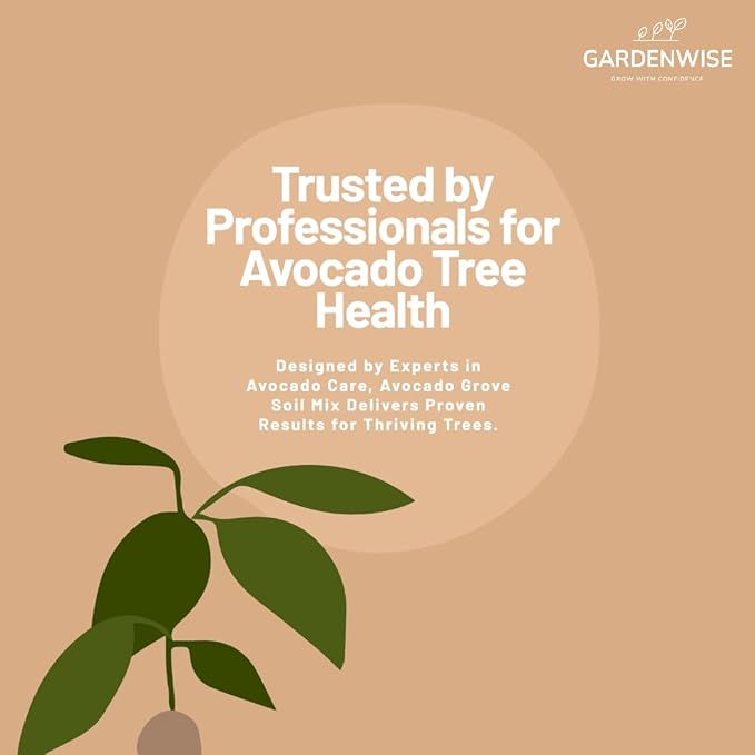 Avocado Tree Soil – Premium Organic Potting Mix for Avocado Trees | Tailored pH & Organic Nutrients | Fast-Draining & Moisture-Retaining | Indoor & Outdoor Use (2 QUARTS)
