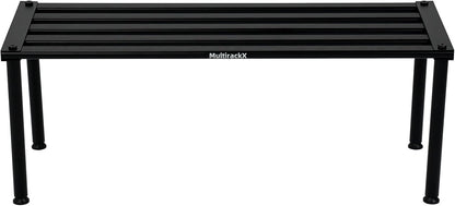 Metal Plant Stand, Rust-proof Aluminum Display Rack, Plants Display Stands Decoration Racks for Living Room Garden Balcony Patio (Black, 31.5Inch Tall)