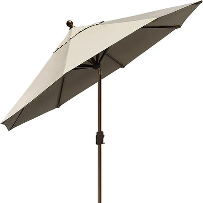EliteShade USA 10-Year-Non-Fading 9Ft Market Umbrella Patio Umbrella Outdoor Table Umbrella with Ventilation, Antique Beige