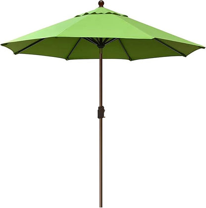 EliteShade USA 10-Year-Non-Fading 9Ft Market Umbrella Patio Umbrella Outdoor Table Umbrella with Ventilation, Macaw Green