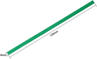 500 Pcs 5" Green Paper Twist Ties, for Party Cello Candy Bread Coffee Bags Cake Pops