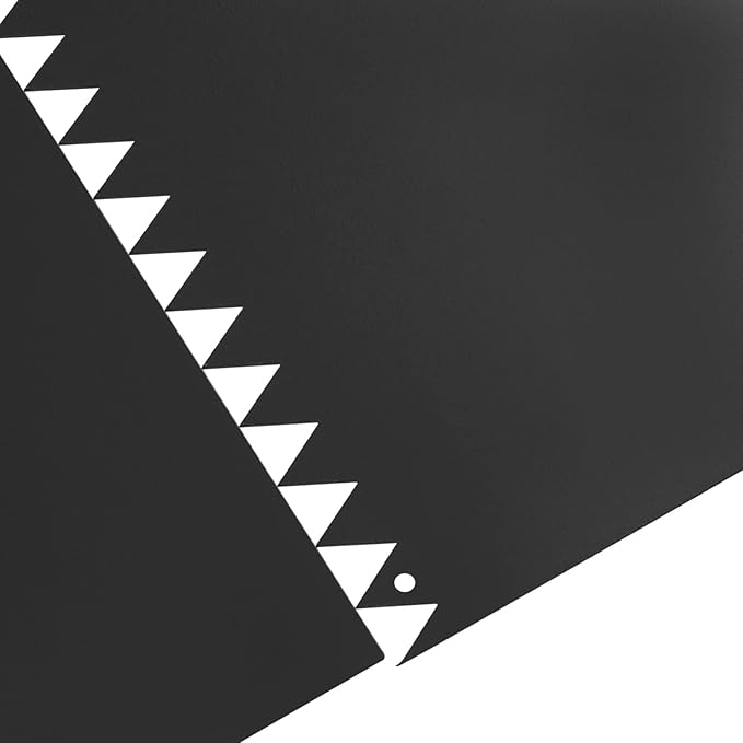 40" x 8" Steel Landscape Edging, 4PCS Garden Landscape Edging Border Metal Steel Lawn Edging Garden Border Edging for Landscaping Black Lawn Edge for Garden Yard