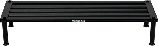 Metal Plant Stand, Rust-proof Aluminum Display Rack, Plants Display Stands Decoration Racks for Living Room Garden Balcony Patio (Black, 31.5Inch Low)