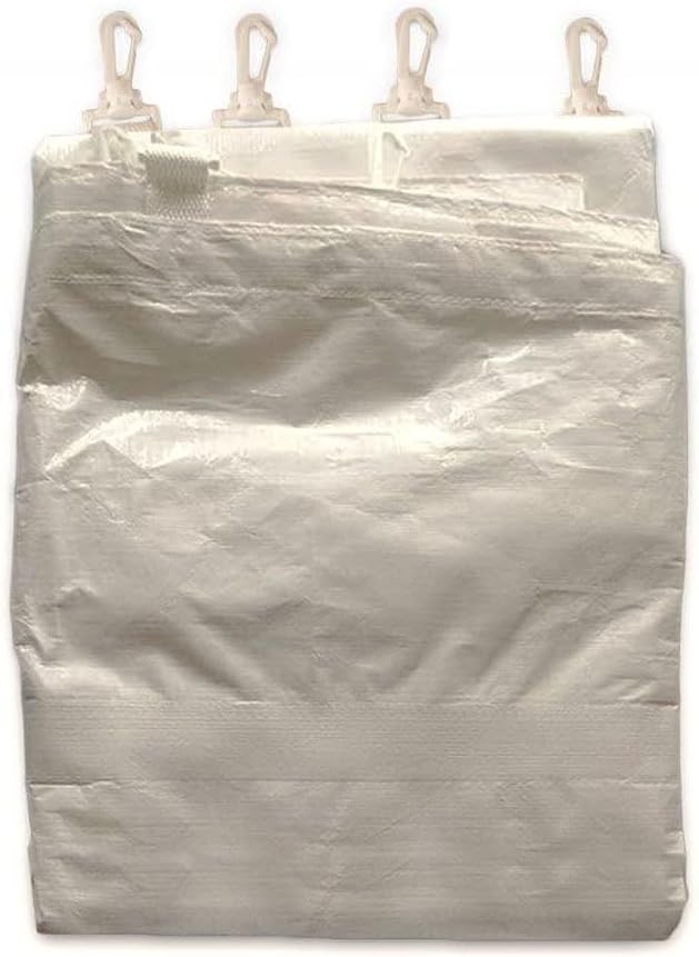 20' x 40' Economy Sidewall Kit for Canopy Tent, Complete Set of (6) White 20' Side Walls for 7' Foot Height Party Frame and Outdoor Canopy Pole Tents, Tent Not Included