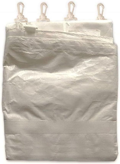 20' x 40' Economy Sidewall Kit for Canopy Tent, Complete Set of (6) White 20' Side Walls for 7' Foot Height Party Frame and Outdoor Canopy Pole Tents, Tent Not Included