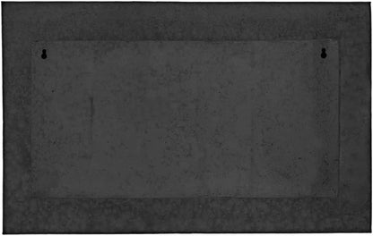 Modern Home Living Wall Galvanized Steel/Zinc Succulent Planter (Black Zinc, Horizontal 18 Pocket)