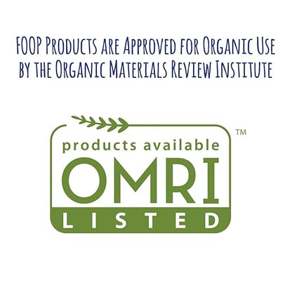 FOOP Garden - Organic Liquid Plant Food Made from Fish Manure (with Fresh Minty Scent) | Fish Fertilizer Alternative Perfect for Veggies, Herbs, Flowers,Trees,Shrubs | Kid&Pet Friendly (32oz, 2 Pack)