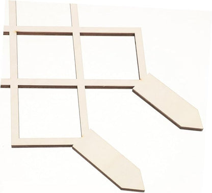 Wooden Climbing Plant Trellis for Indoor Gardens Honeycomb Support Frame Easy Assembly Plant Rack for Vines Orchids Tomatoes Indoor Climbing Vegetable Support