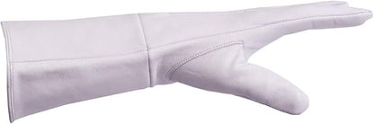 Leather Gauntlet Gloves Medieval Renaissance - SCA LARP Costume Gauntlets Men Women - Genuine Sheep Leather 14 Inch