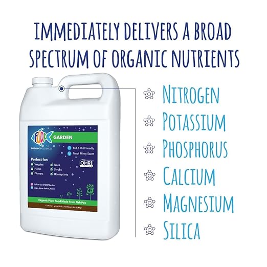 FOOP Garden Pump Bundle - Organic Liquid Plant Food Made from Fish Manure (with Fresh Minty Scent) | Perfect for Veggies, Herbs, Flowers, Trees, Shrubs | Kid & Pet Friendly (1 Gallon + Pump)