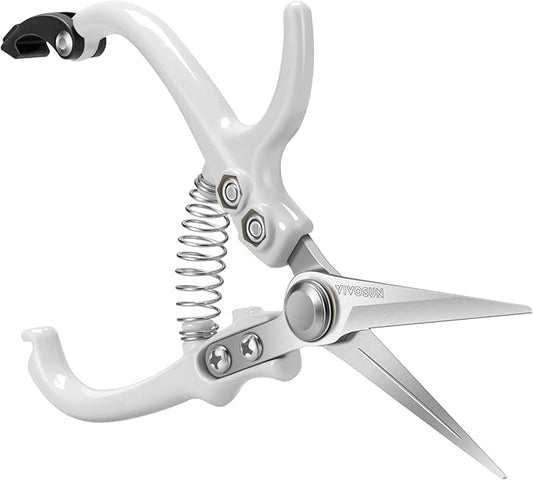 VIVOSUN Pruning Shears for Gardening, Lightweight Plant Pruners for Gardening, Garden Scissors for Cutting Flowers, Trimming Branches, Indoor Plant Scissors, Stylish Garden Gifts for Women