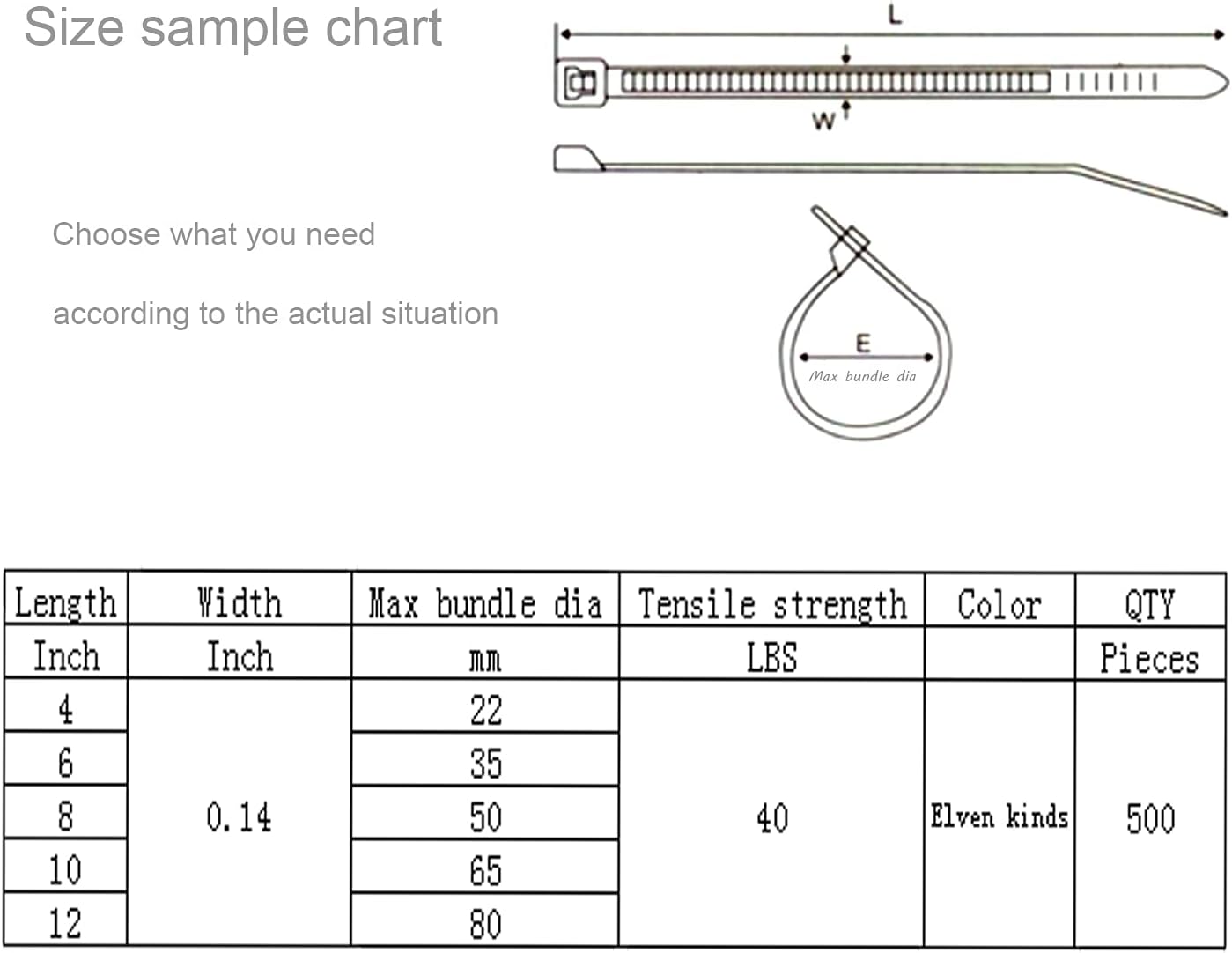 XINGO Nylon Cable Zip Ties Self Locking Plastic Wire Ties with 40 Lbs Tensile Strength for Indoor and Outdoor 12 Inch 500 Pack Blue