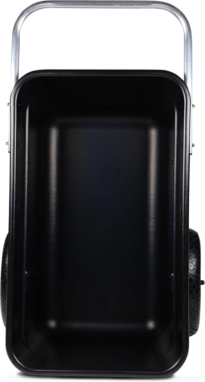 Smart Carts Premium Yard Cart - Strong, Lightweight, and Perfectly Balanced (16" Air Filled Wheels)