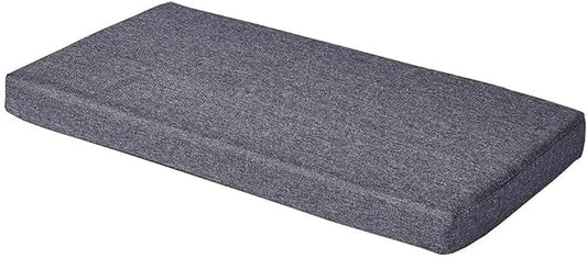 Piano Bench Cushions Memory Foam Chair Pads Non-Slip Bottom Indoor Shoe Storage Settee Seat Cushion for Patio Picnic Table 36 x 14 inch, Grey