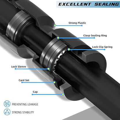 40PCS Push-to-Connect Drip Irrigation Emitters for 1/4 inch Irrigation Tubing, Two-Way Connection Adjustable Vortex Drip Emitters with Stake, Irrigation Dripper Sprinklers for Drip Irrigation System