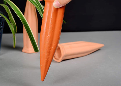 Automatic Plant Waterer Terracotta Self Watering Spikes Drippers Irrigation System for Vacation or Holiday (8Pack)