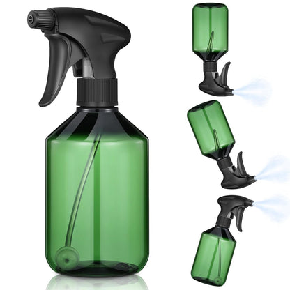 Baderke 2 PCS 360° Spray Bottle, 16 oz Upside Down Spray Bottles, Plastic Spray Bottles is Nice for Plants, Cleaning Solutions, Durable Nozzle w/Fine Mist and Stream Setting(Green)