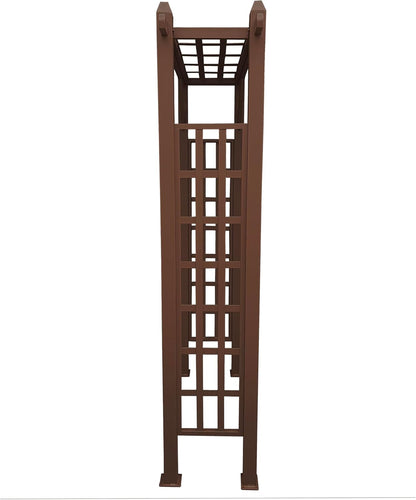Brown Modern Aluminum Garden Arbor Arch
