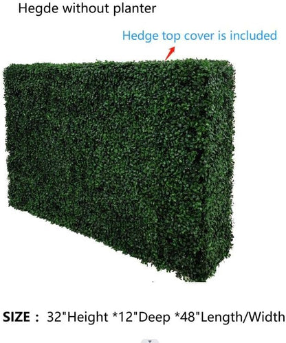 AGPL 32" Boxwood Hedge Box Without Planter (48" W 32" H 12" D) TOP Cover Panel is Included
