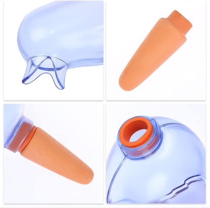 6 Pack Self Watering Spikes Plant Waterer Bird Shape Self Watering Globes Clear Watering Stakes Automatic Drip Irrigation Water Devices Vacation Houseplant Potted Plant Watering Bulbs