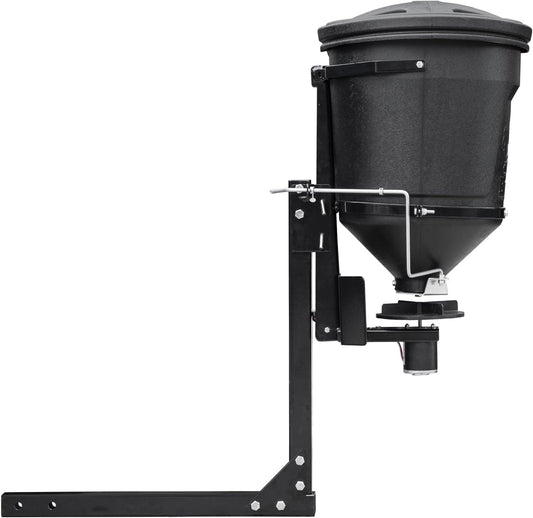 Buyers Products UTVS16 UTV Broadcast Spreader For Salt, Grass Seed, Fertilizer, Deer Feeder Seed and More, 150 lb. Capacity with Lid, UTV All Season Spreader