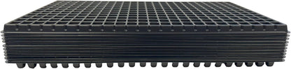 288 Cell Seedling Plastic Nursery Trays, 10 Pack, Thick Durable Germination Plug Trays, 2880 Cells Reusable Plant Propagation