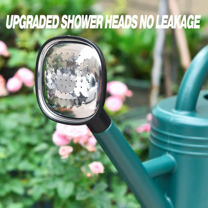 Watering Can 1 Gallon for Indoor Plants, Garden, Outdoor Plant House Flower, Gallon Large Long Spout with Sprinkler Head (Blue)