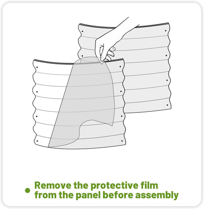 SnugNiture Galvanized Raised Garden Bed, 4x2x1ft Oval Metal Planter Box for Planting Outdoor Plants Vegetables