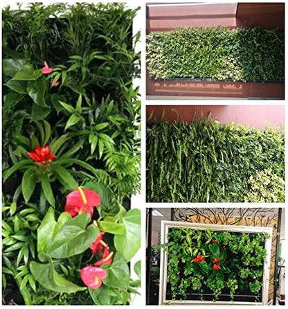 ZOENHOU 2 Pack Total 36 Roomy Pockets Vertical Garden Planter, Wall-Hanging Flower Pot Bags, Felt Wall Mount Balcony Planter Pouch for Herbs, Succulent, Flowers and Vegetables