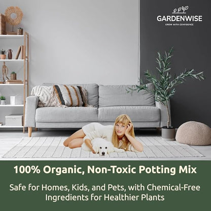 Organic Olive Tree Potting Mix – Fast-Draining, Nutrient-Rich Soil for Indoor & Outdoor Olive Trees – Mediterranean Plant Care – Long-Lasting Formula (4 QUARTS)