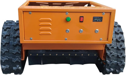 Remote Control Robotic Lawn Mower, Automatic Track for 45° Slope, Cutting Range 0.4-5.1in, All Terrain Grass Cutter Yard Mower USA Stock