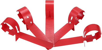 200 Pcs Red Plastic Plant Tags with a Marker Pen, Wrap Around Hanging Tree Tags Nursery Garden Labels Waterproof Nursery Garden Stakes, 2x20cm