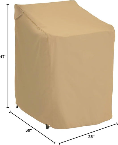 Classic Accessories Terrazzo Stackable Patio Chair Cover