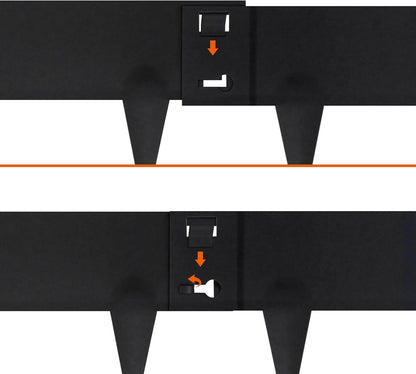 5 Pack Steel Landscape Edging,Metal Landscape Edging 40 Inch Strips, Metal Garden Edging 6 inch Depth, Steel Edging for Landscaping