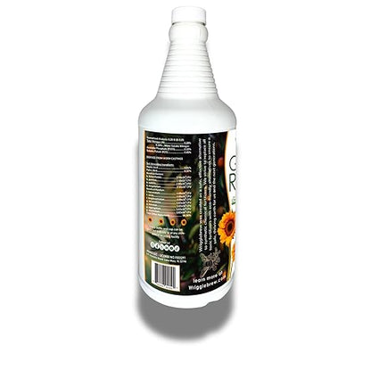 Organic Liquid Fertilizer Concentrate from Worm Castings. Non-toxic, All-Purpose, Plant Food for Gardens, Vegetables, Fruits, Houseplants, Seed Starters, and Ornamentals. (32 Fluid Ounces)