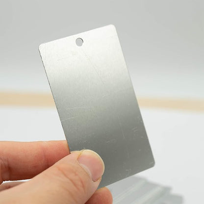 StayMax Aluminum Plant Label Tree Tags Garden Label Tag Outdoor Metal Label Stamping Blanks 25 Pack