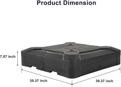 PURPLE LEAF 12 FT Cantilever Patio Umbrella Outdoor Umbrella with 330lbs Base Large Square Windproof Offset Umbrella for Pool Deck Garden, Ash Mocha