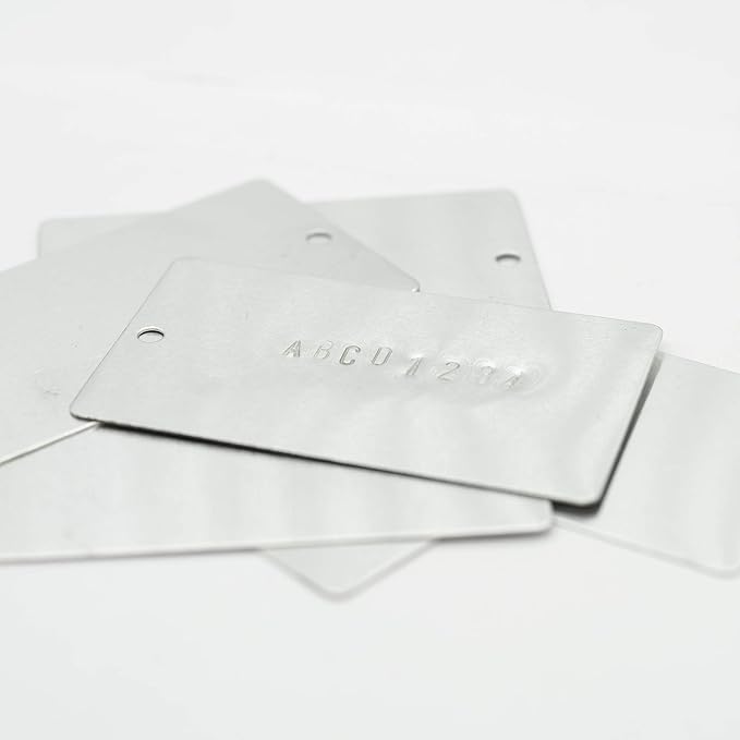 StayMax Aluminum Plant Label Tree Tags Garden Label Tag Outdoor Metal Label Stamping Blanks 25 Pack