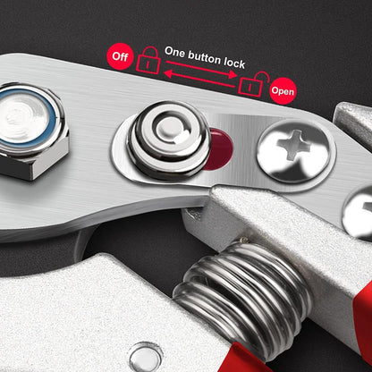 Garden Pruners, Heavy Duty Garden Clippers,Pruning Shears with Adjustable Thumb Lock,Hand Gardening Tools Pruners,Stainless Steel Sharp Gardening Scissors (MJ001)