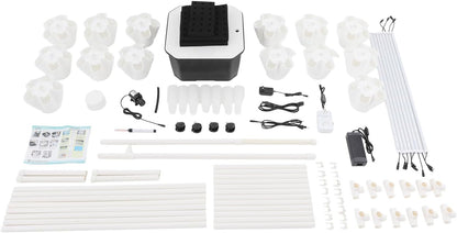 Hydroponic Growing Tower System Kit, 70-Plant Vertical Hydroponics Garden Tower with LED Grow Light, for Outdoor Indoor Herbs Fruits Vegetables Smart Garden Planter Kit