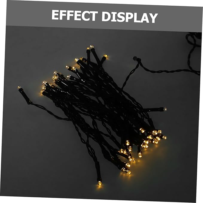 Solar String Lights Outdoor LED Solar Powered Garden Decor Warm White for Patio Fence Balcony for Use