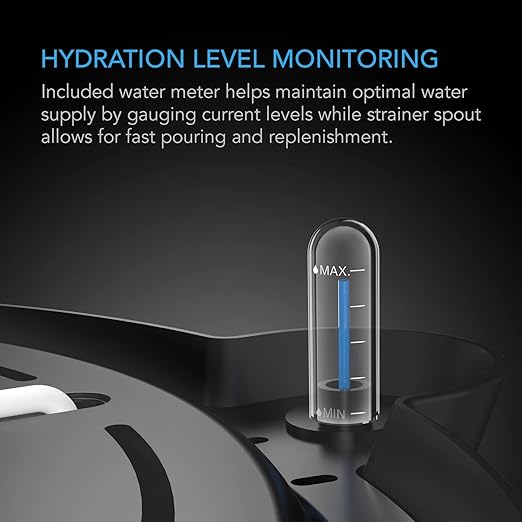 AC Infinity Self-Watering Fabric Pot Base, 4-Pack Auto-Irrigation Water Delivery System with Reservoir Meter, Elevated Plant Saucers for Use in Indoor Grow Tents, Greenhouses, and Outdoor Gardens