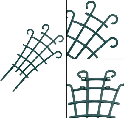Indoor Small Trellis, 6Pcs Plant Trellis for Climbing Plants Trellis for Potted Plants Stackable Plastic Pot Plant Support Trellis for Indoor Outdoor Hoya Vines Pothos Houseplants